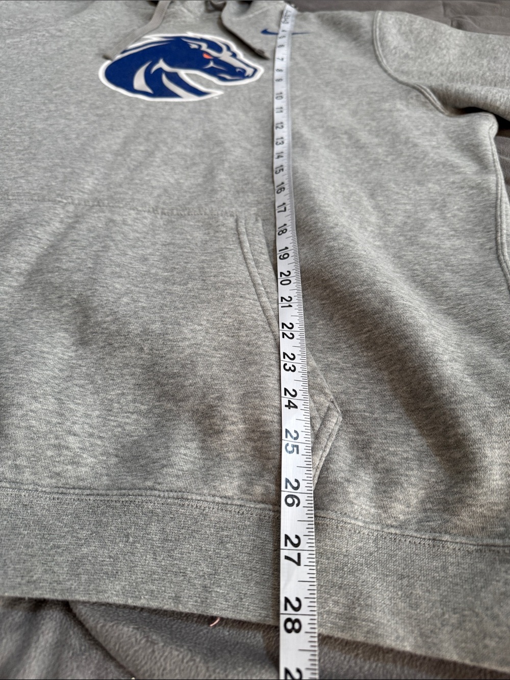 Nike Gray Hoodie with Blue Denver Broncos Logo Sz XL - Picture 9 of 11